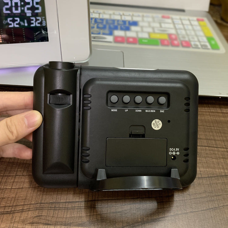 Modern LED Desk Clock with USB Charging Port