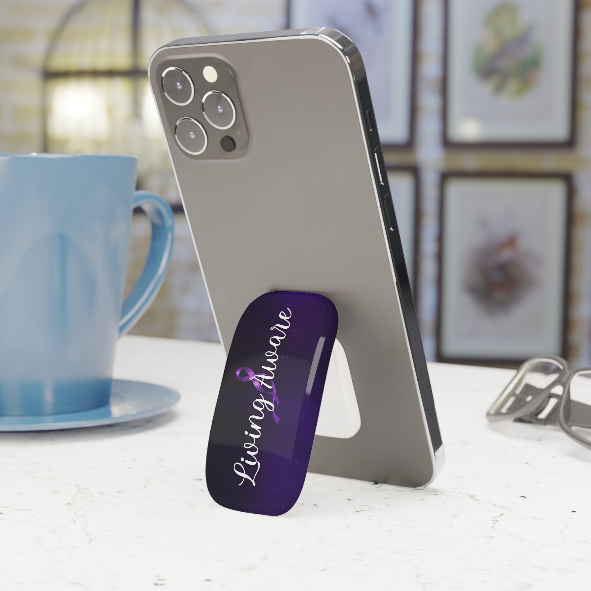 Living Aware Phone Grip & Kickstand — Epilepsy Awareness
