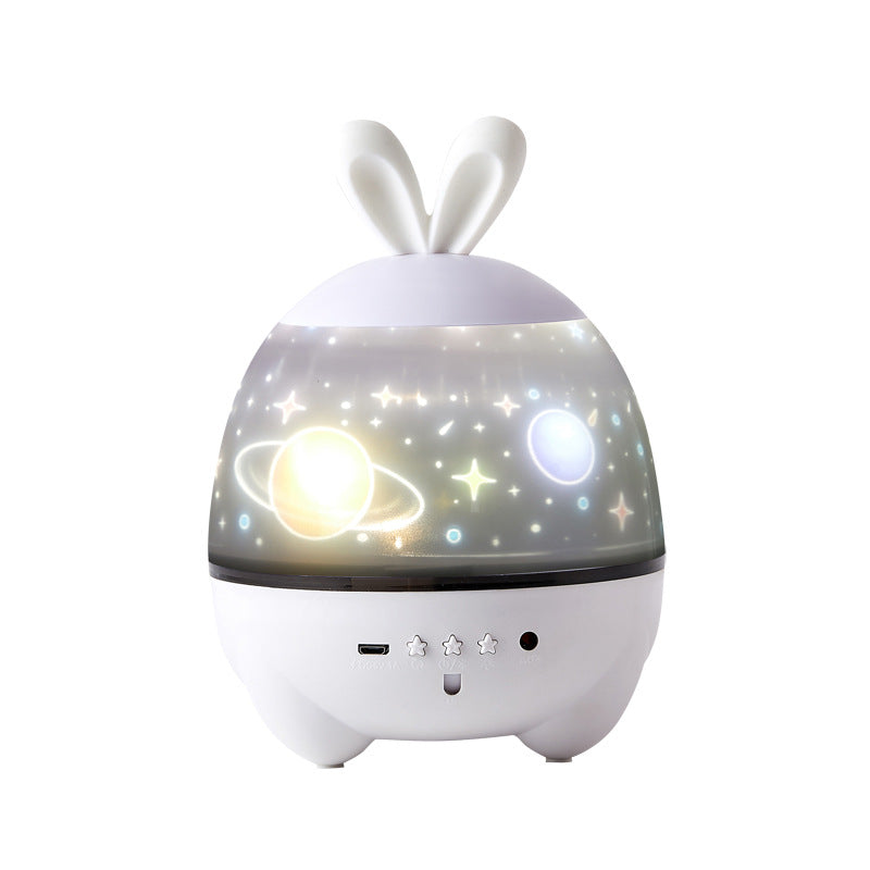 Lucky Rabbit Starlight Projector with Bluetooth Speaker & Music Box