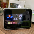 Modern LED Desk Clock with USB Charging Port
