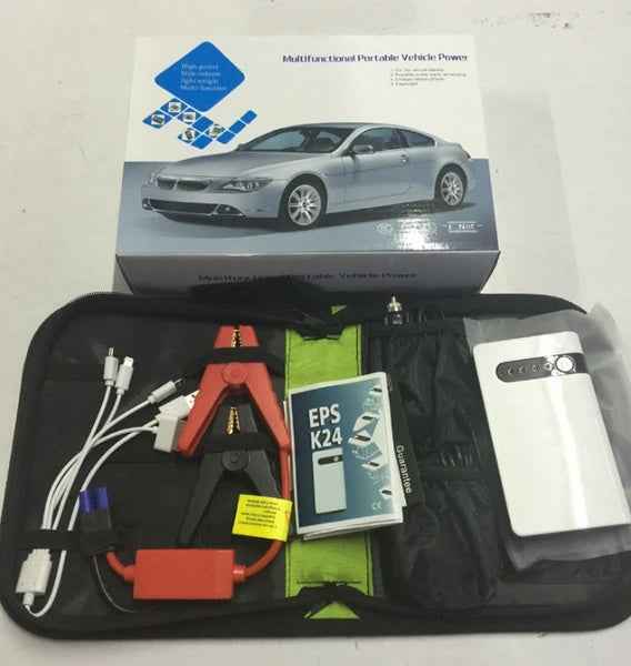 Car Jump Starter & Power Bank — 20,000mAh with LED Flashlight