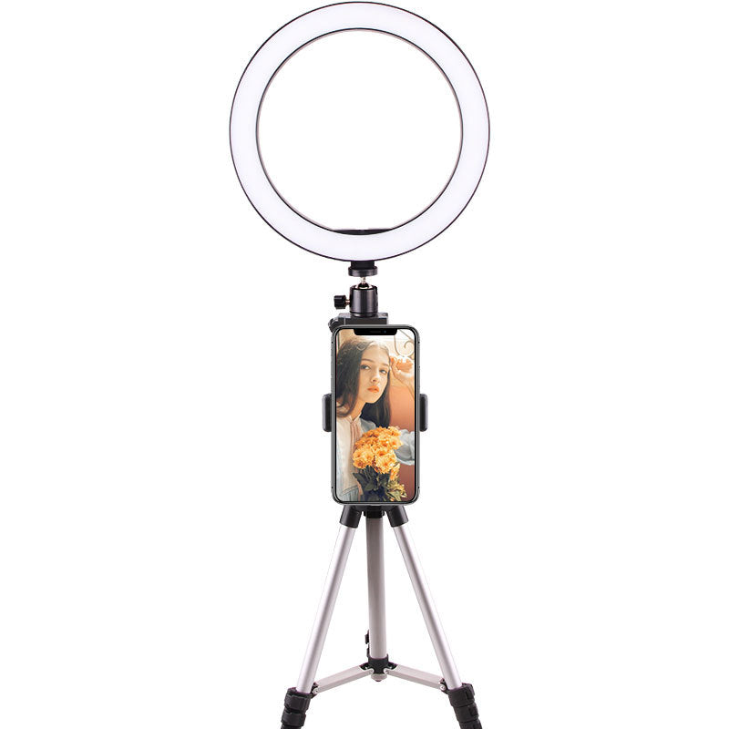 LED Ring Light with Tripod & Bluetooth Remote — 20cm or 26cm