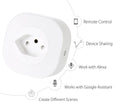 Smart WiFi Plug with Voice Control — 16A, Works with Alexa & Google Home