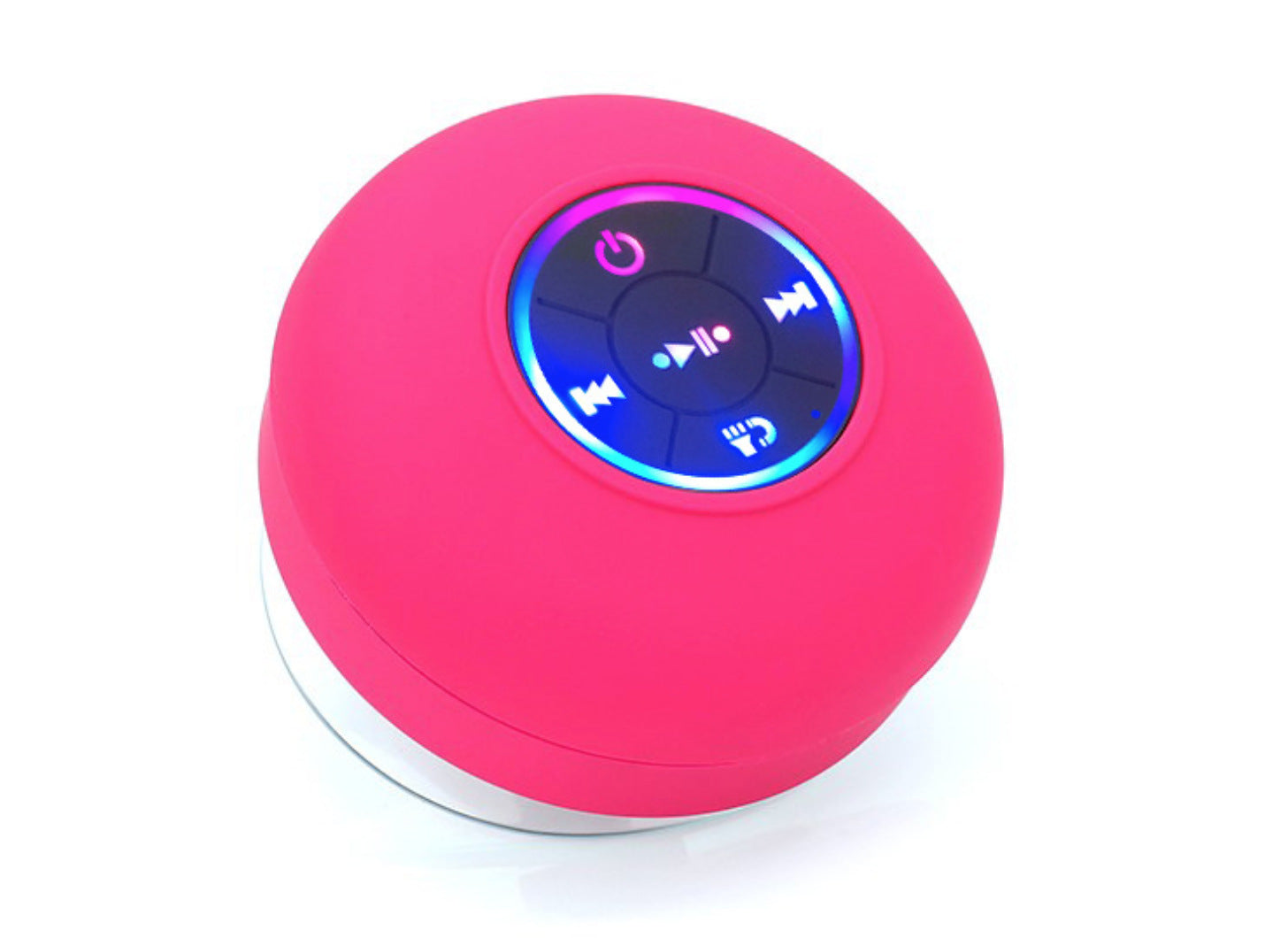 Waterproof Bluetooth Speaker with LED Light — 6 Colors, Portable