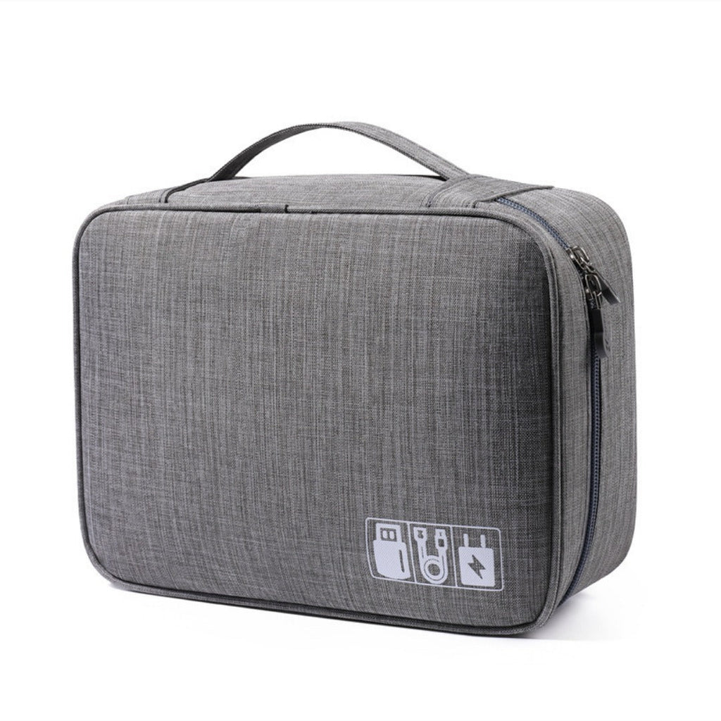 Waterproof Digital Storage Bag — Large Capacity Cable & Gear Organizer