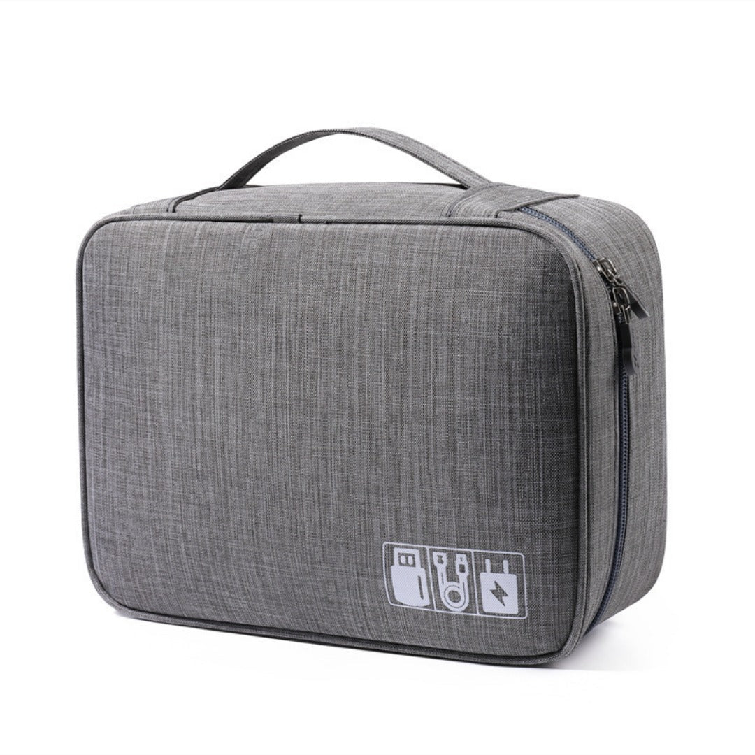 Waterproof Digital Storage Bag — Large Capacity Cable & Gear Organizer
