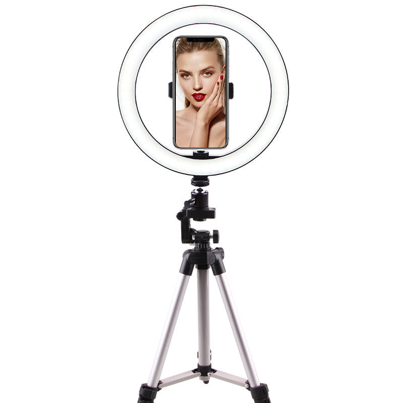 LED Ring Light with Tripod & Bluetooth Remote — 20cm or 26cm