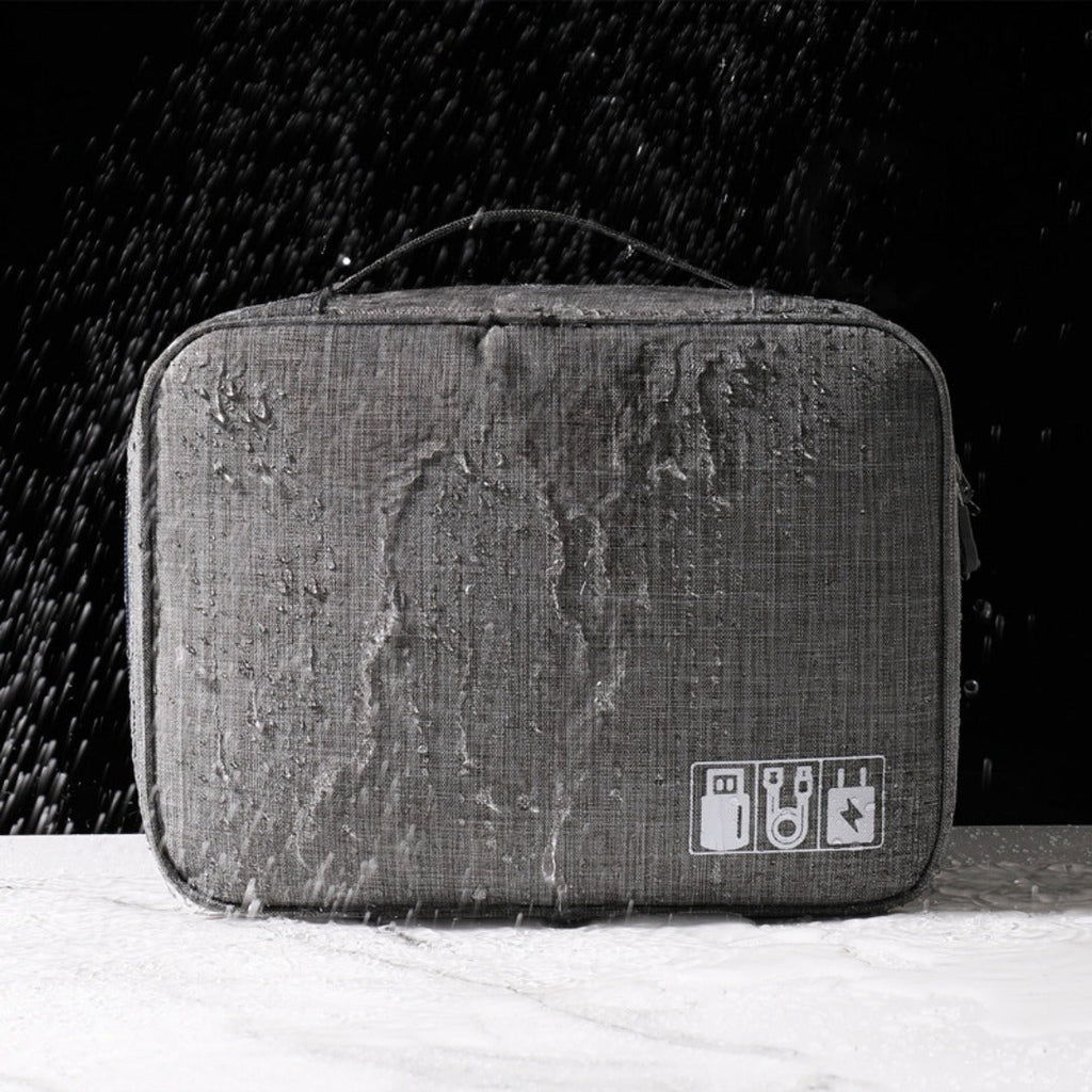 Waterproof Digital Storage Bag — Large Capacity Cable & Gear Organizer