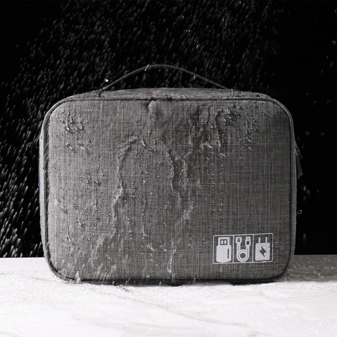 Waterproof Digital Storage Bag — Large Capacity Cable & Gear Organizer