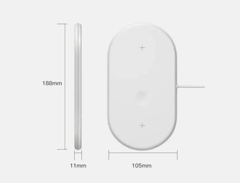 3-in-1 Wireless Charging Station — Phone, Earbuds & Smartwatch