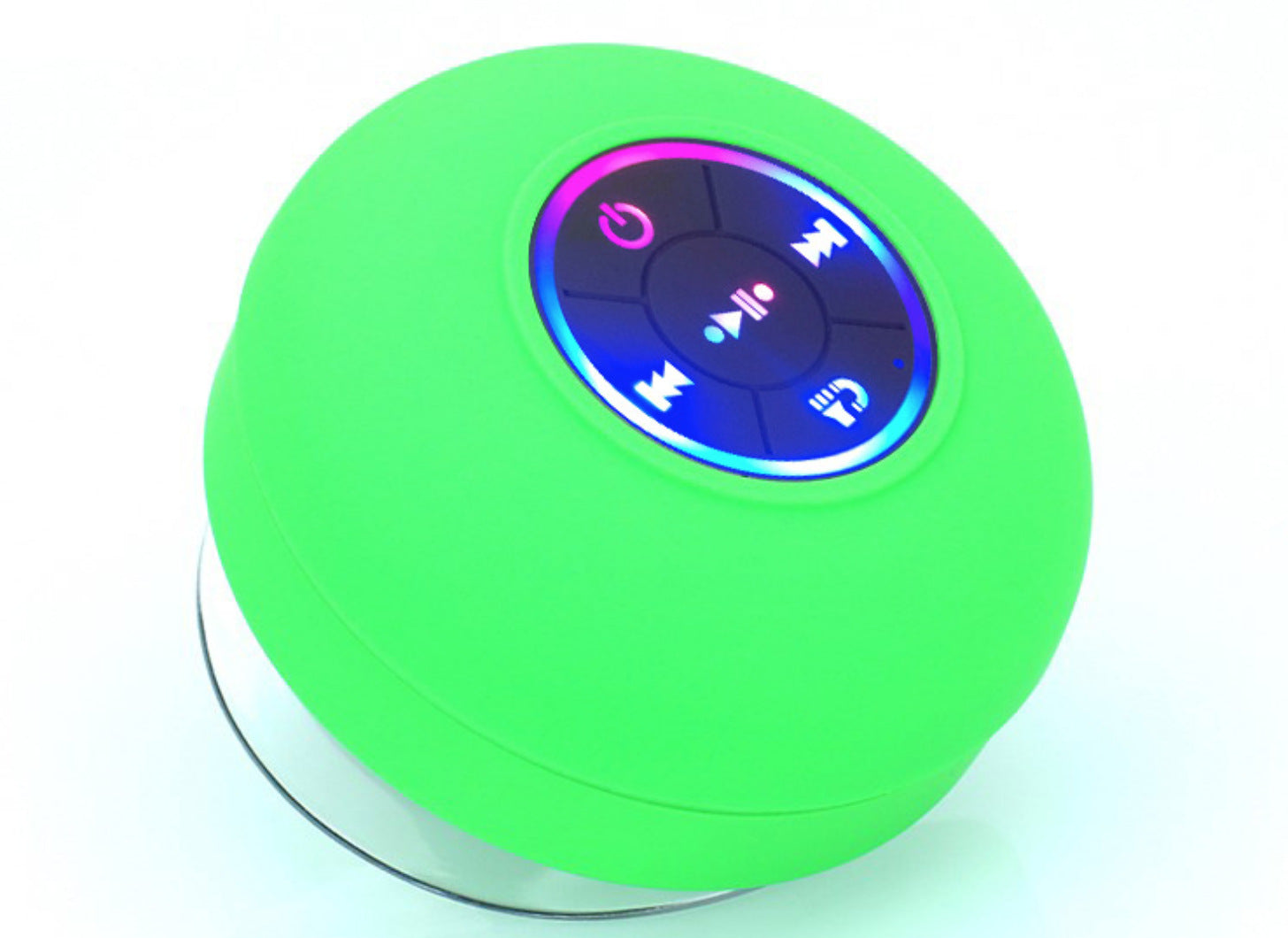 Waterproof Bluetooth Speaker with LED Light — 6 Colors, Portable