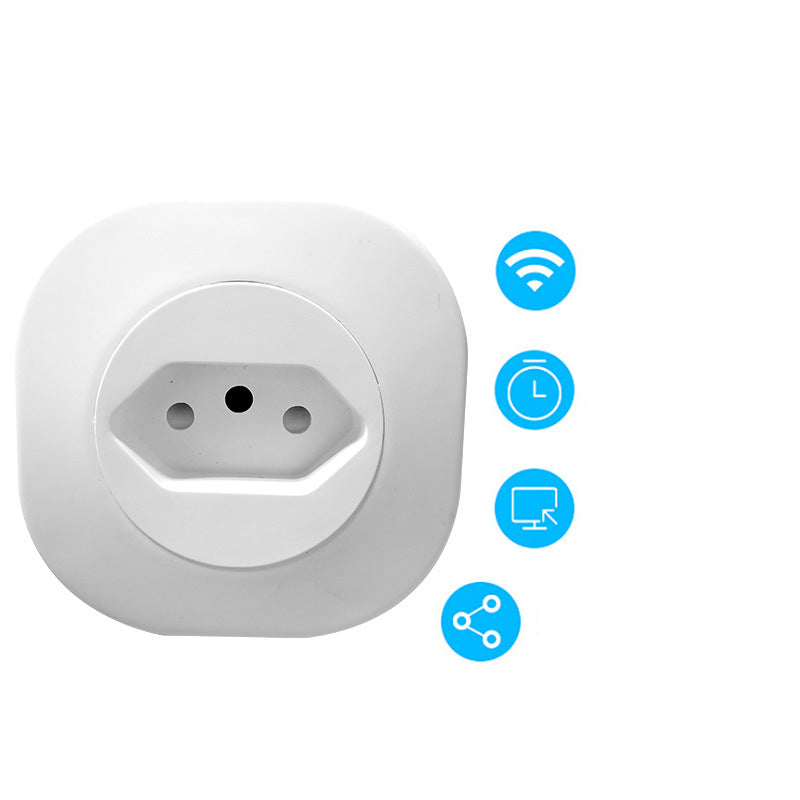 Smart WiFi Plug with Voice Control — 16A, Works with Alexa & Google Home