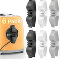 TidyWrap 6-Pack Rubber Cord Organizer | 3M Adhesive Cord Holder for Kitchen, Office & Bathroom