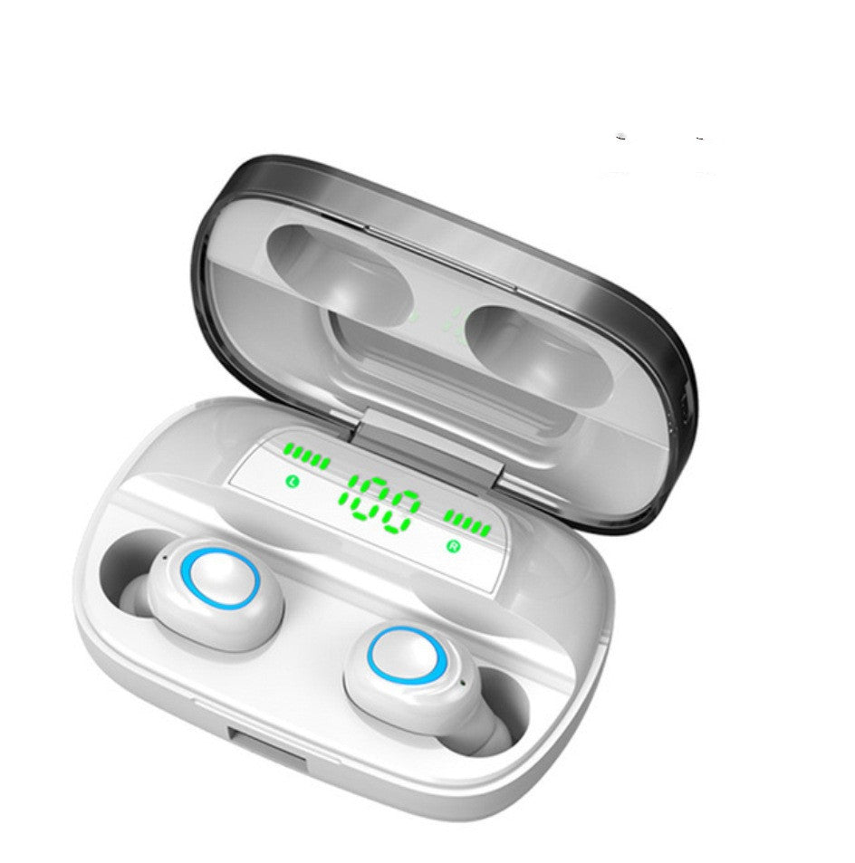 TWS Wireless Earbuds — IPX7 Waterproof, 90Hr Battery, LED Display, Noise Cancelling