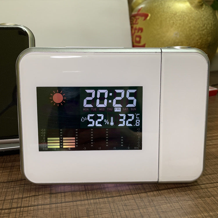 Modern LED Desk Clock with USB Charging Port