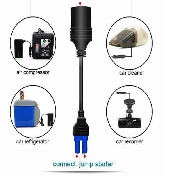 Car Jump Starter & Power Bank — 20,000mAh with LED Flashlight