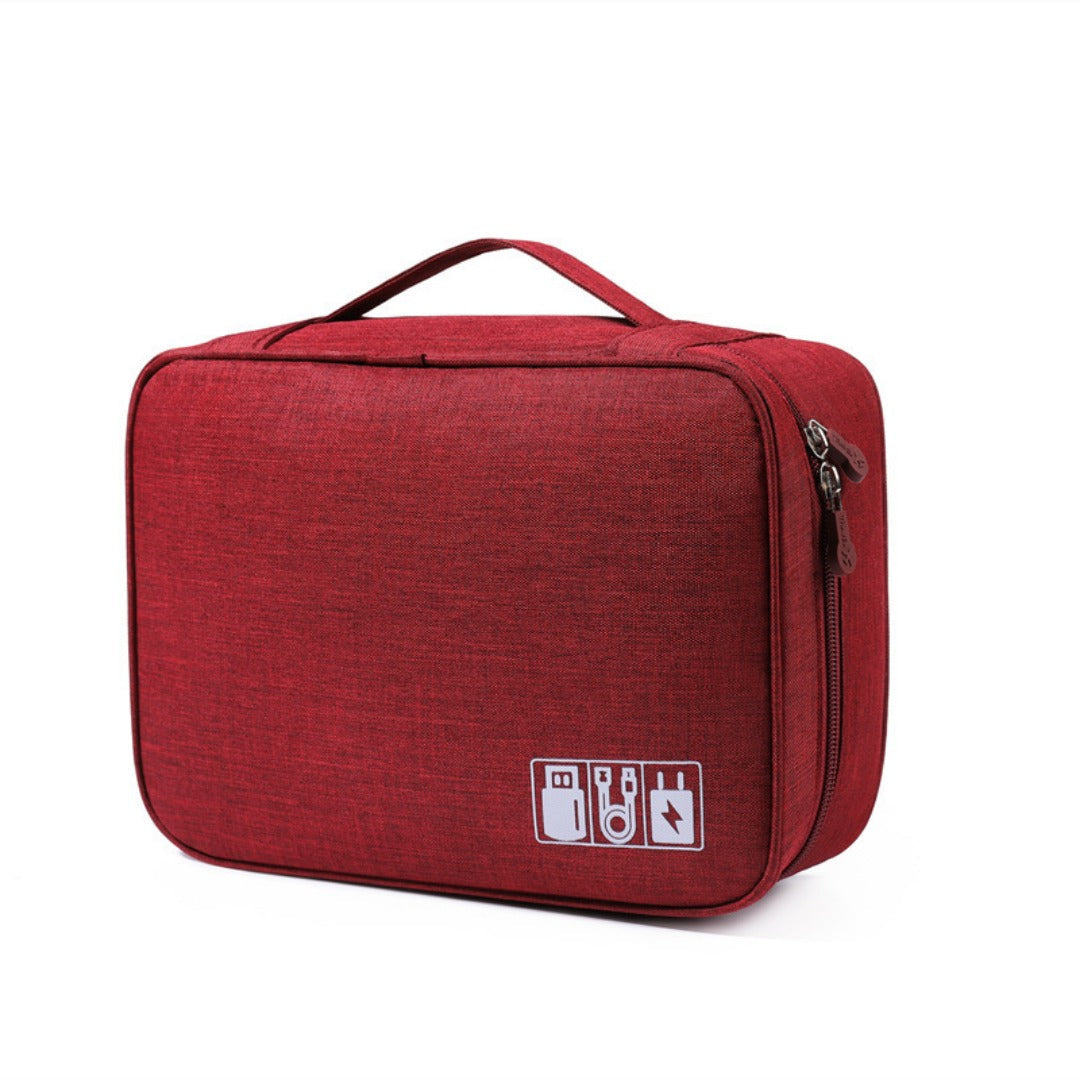 Waterproof Digital Storage Bag — Large Capacity Cable & Gear Organizer