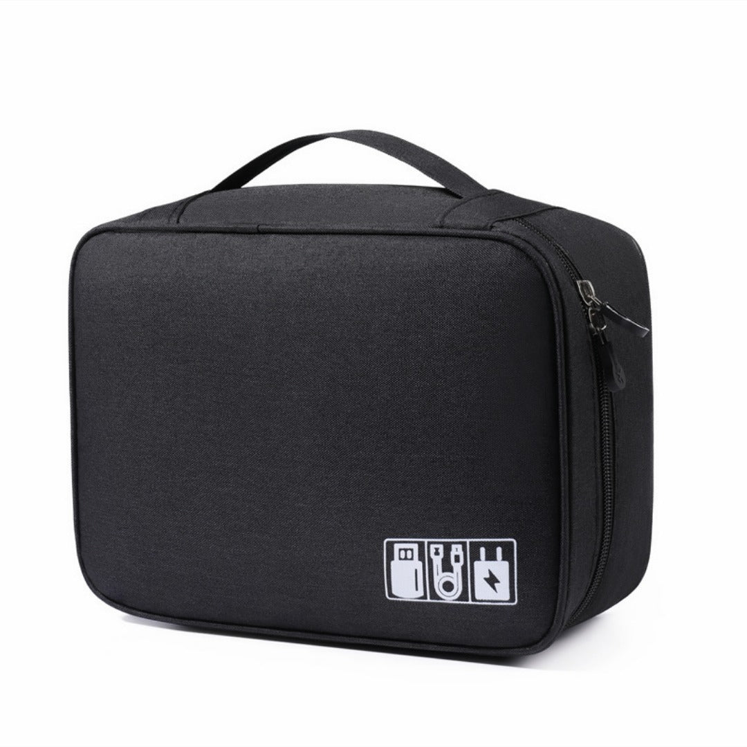 Waterproof Digital Storage Bag — Large Capacity Cable & Gear Organizer