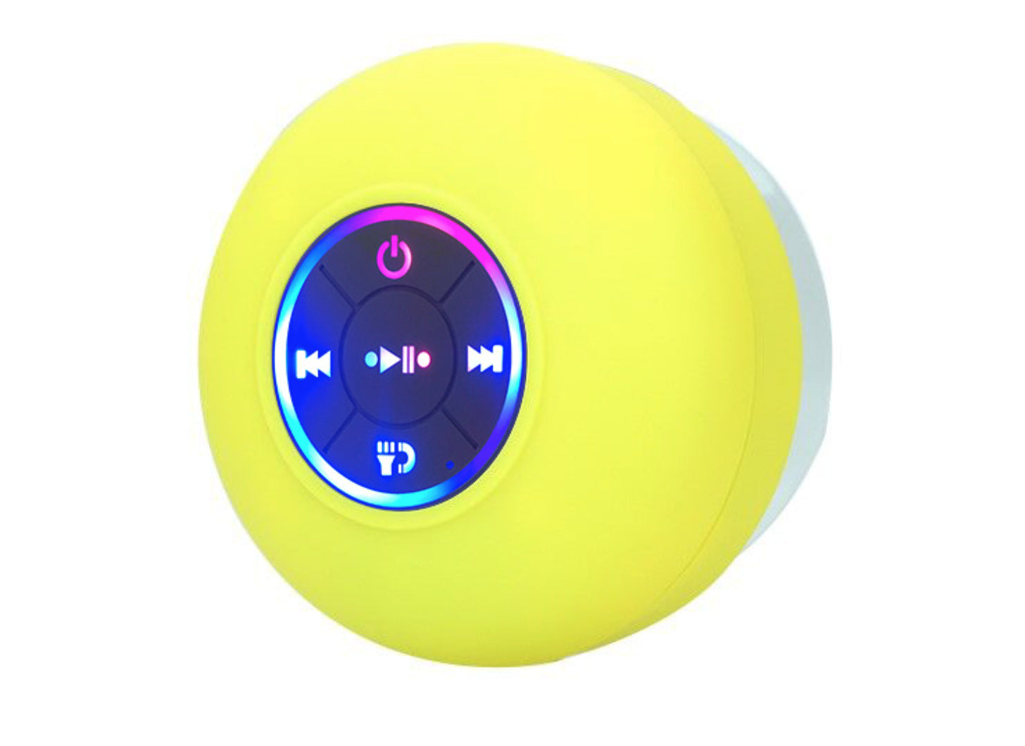 Waterproof Bluetooth Speaker with LED Light — 6 Colors, Portable