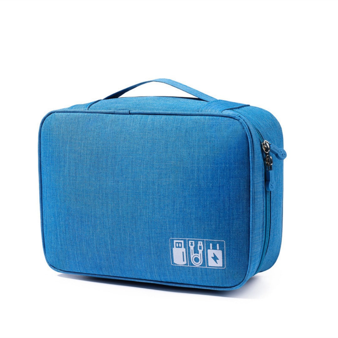 Waterproof Digital Storage Bag — Large Capacity Cable & Gear Organizer