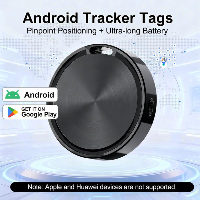 Bluetooth Tracker Tags for Android — 2-Pack, Google Find Hub Compatible