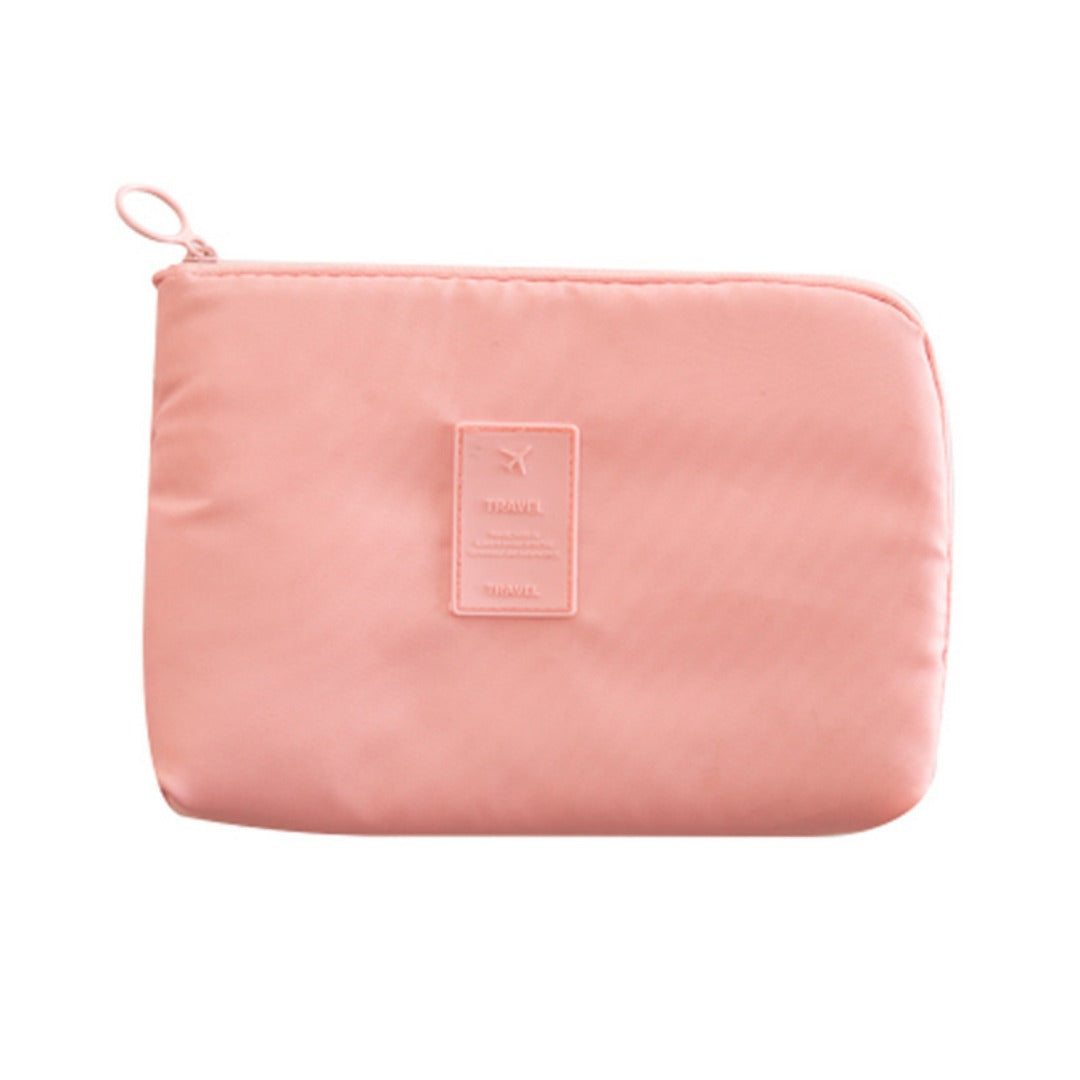 Travel Cable Organizer Pouch | Waterproof Double-Layer Electronics Carry Case for Cords, Chargers & Earphones