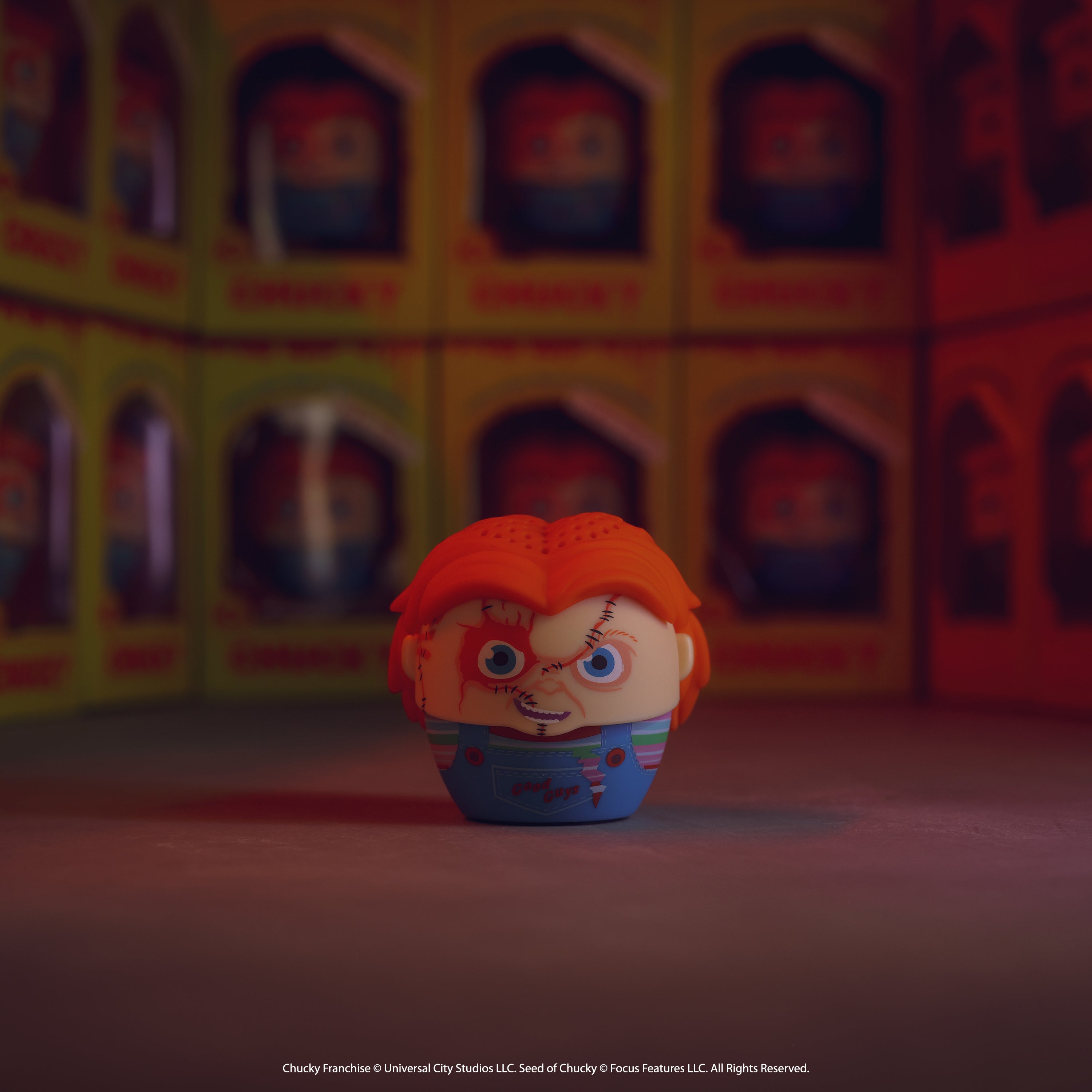 Chucky Bitty Boomer — Mini Bluetooth Speaker & Selfie Remote