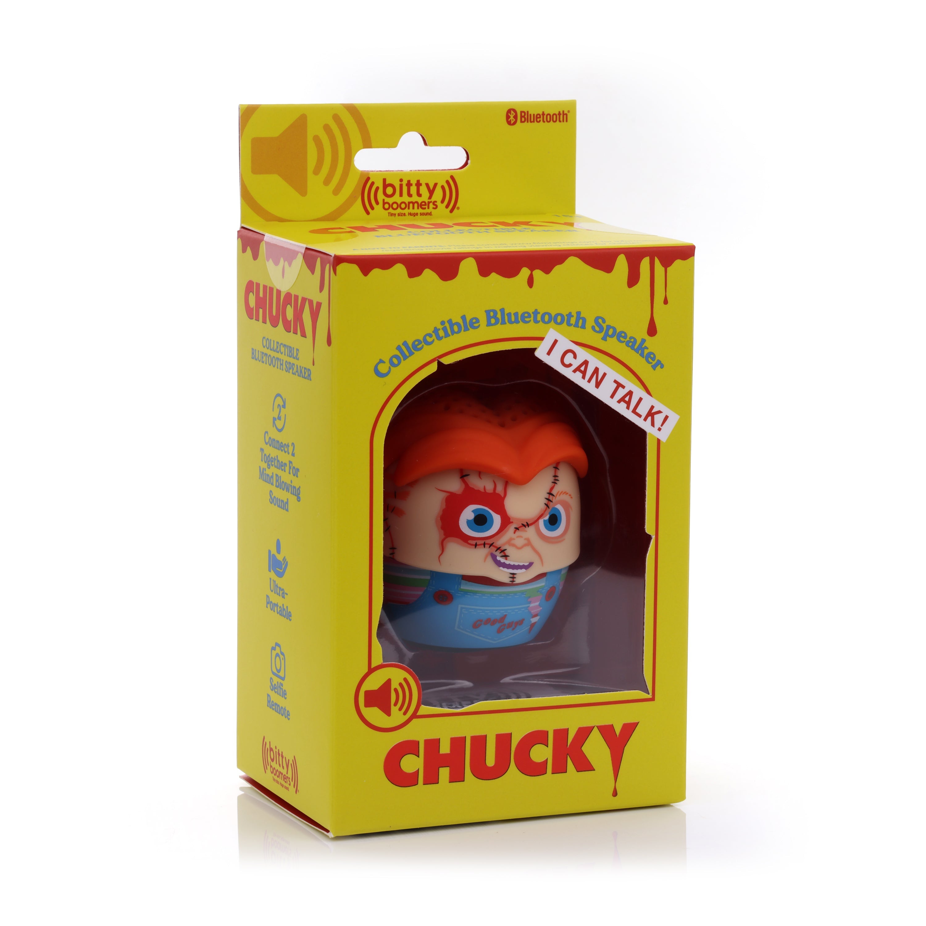 Chucky Bitty Boomer — Mini Bluetooth Speaker & Selfie Remote