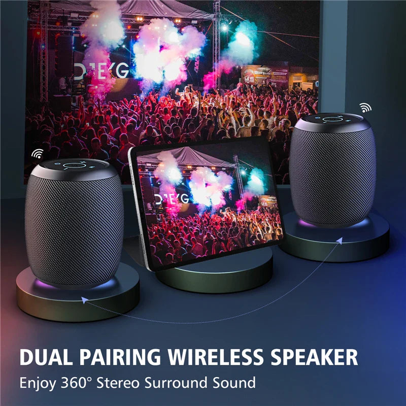 Zealot S53 Portable Bluetooth Speaker — 10W, 360° Sound, 12Hr Battery
