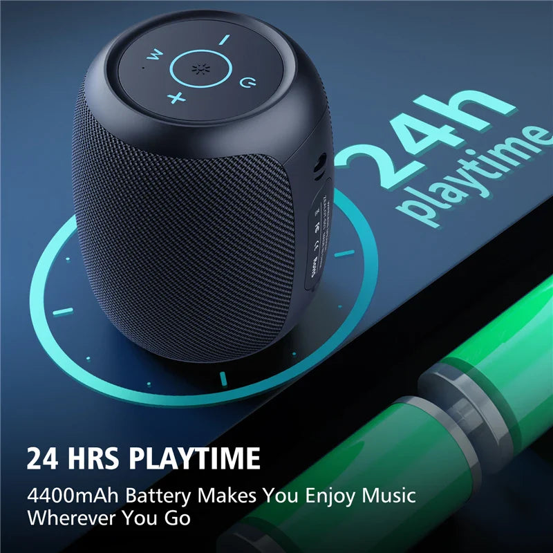 Zealot S53 Portable Bluetooth Speaker — 10W, 360° Sound, 12Hr Battery