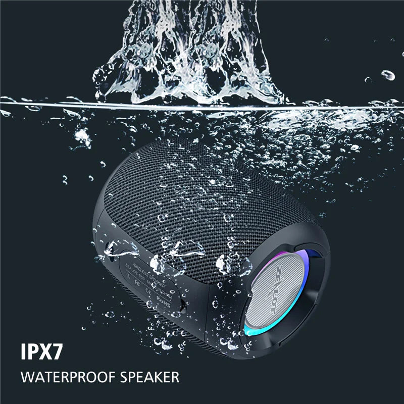 Zealot S53 Portable Bluetooth Speaker — 10W, 360° Sound, 12Hr Battery