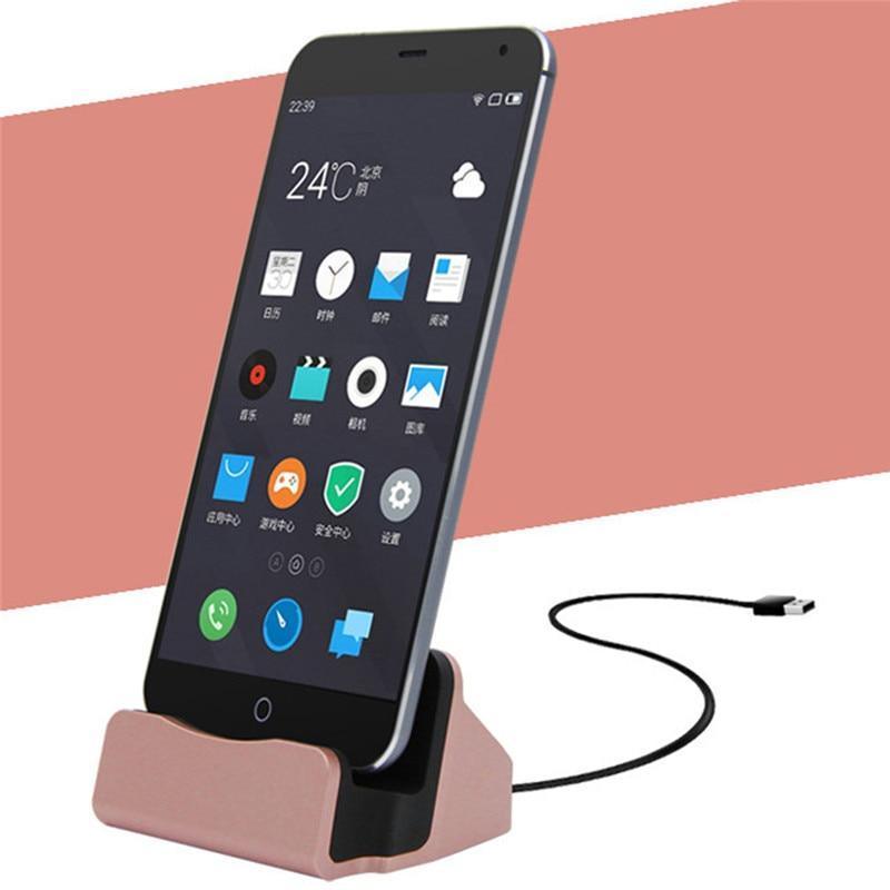 USB-C Charging Dock & Phone Stand — Desktop Cradle for Android