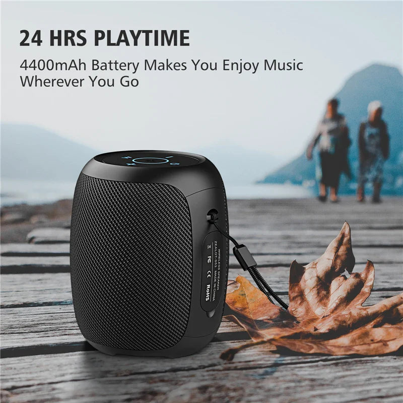 Zealot S53 Portable Bluetooth Speaker — 10W, 360° Sound, 12Hr Battery