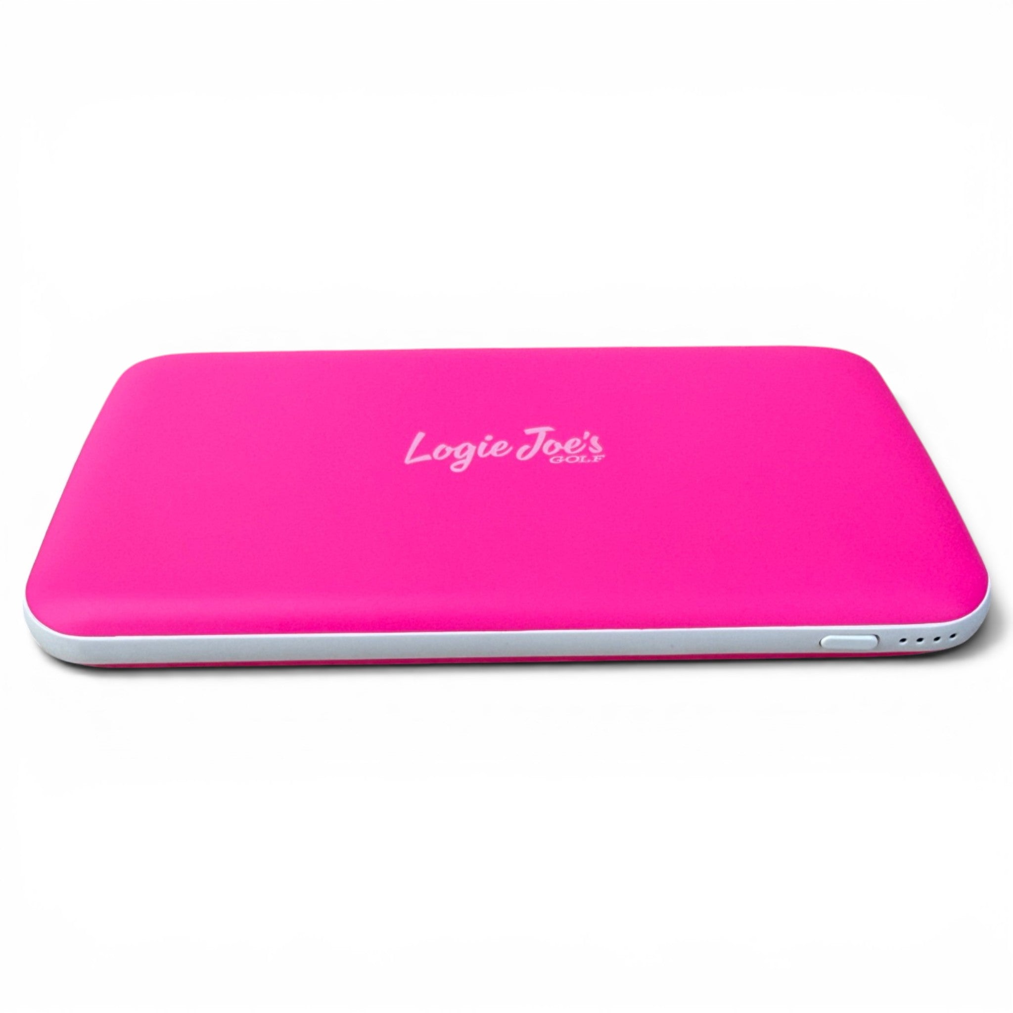 10,000mAh Slim Power Bank — Fast Charge USB-C, Neon Pink