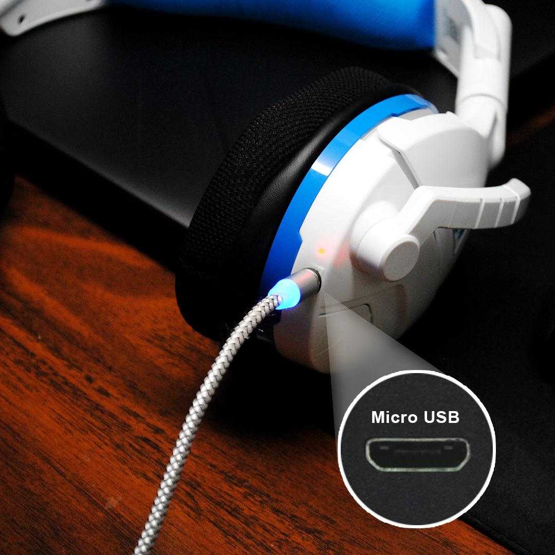 Magnetic 3-in-1 USB Charging Cable — Micro USB, Type-C & Apple Compatible