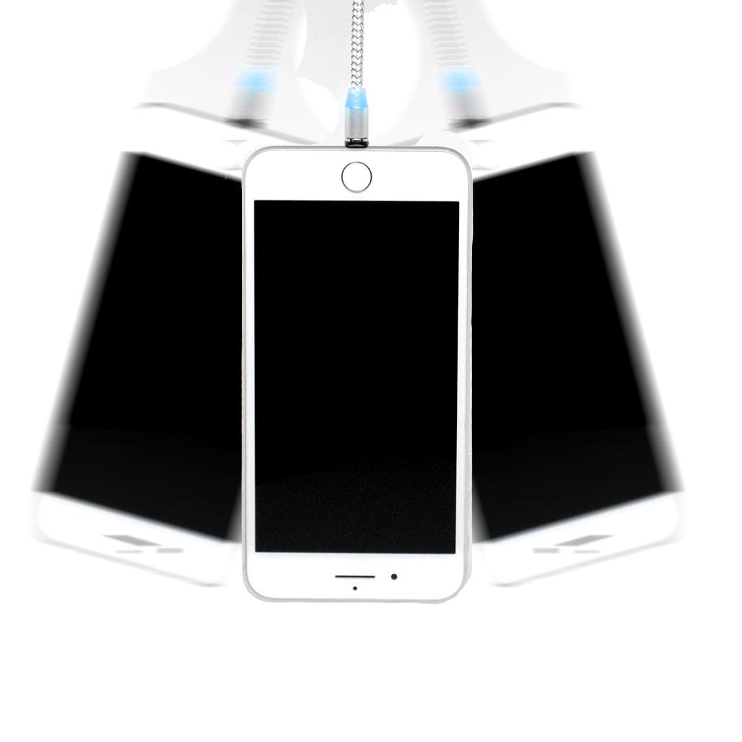 Magnetic 3-in-1 USB Charging Cable — Micro USB, Type-C & Apple Compatible