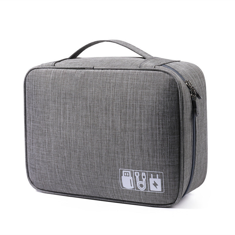 Waterproof Digital Storage Bag — Large Capacity Cable & Gear Organizer
