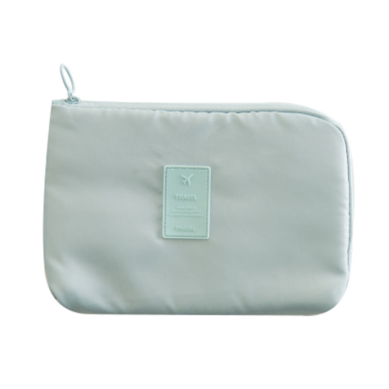 Travel Cable Organizer Pouch | Waterproof Double-Layer Electronics Carry Case for Cords, Chargers & Earphones