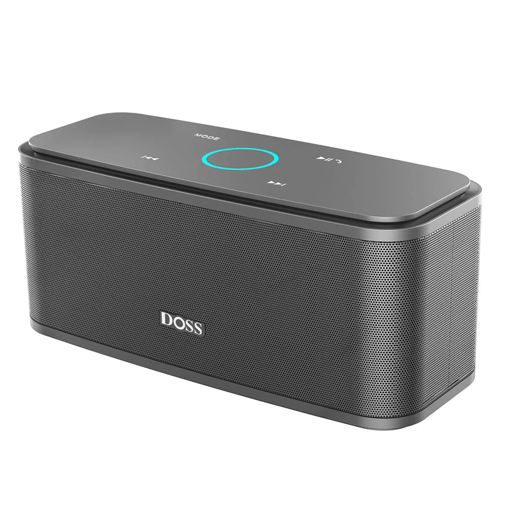 DOSS SoundBox Bluetooth Speaker — 12W, Touch Control, IPX5, 20Hr Battery