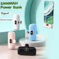 Mini Power Bank with Built-in Cable — 5000mAh, PD 20W Fast Charge