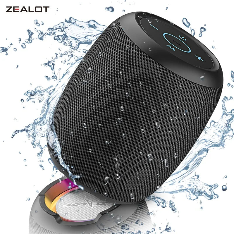 Zealot S53 Portable Bluetooth Speaker — 10W, 360° Sound, 12Hr Battery