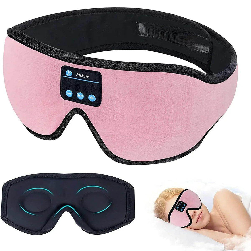 Wireless Sleep Headphones & Eye Mask — Bluetooth 5.0 for Side Sleepers