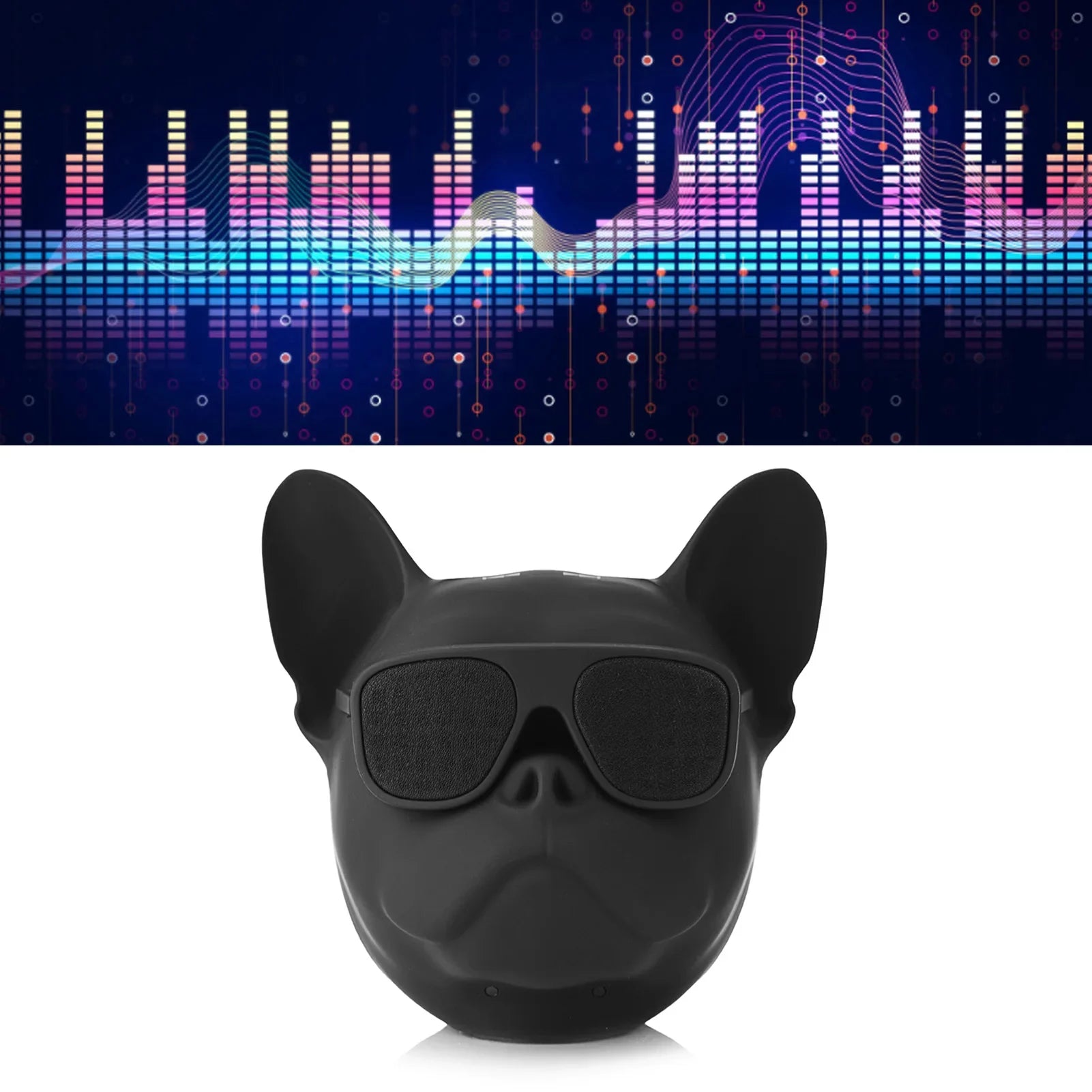 Dog-Shaped Portable Bluetooth Speaker — 10W Stereo with FM Radio