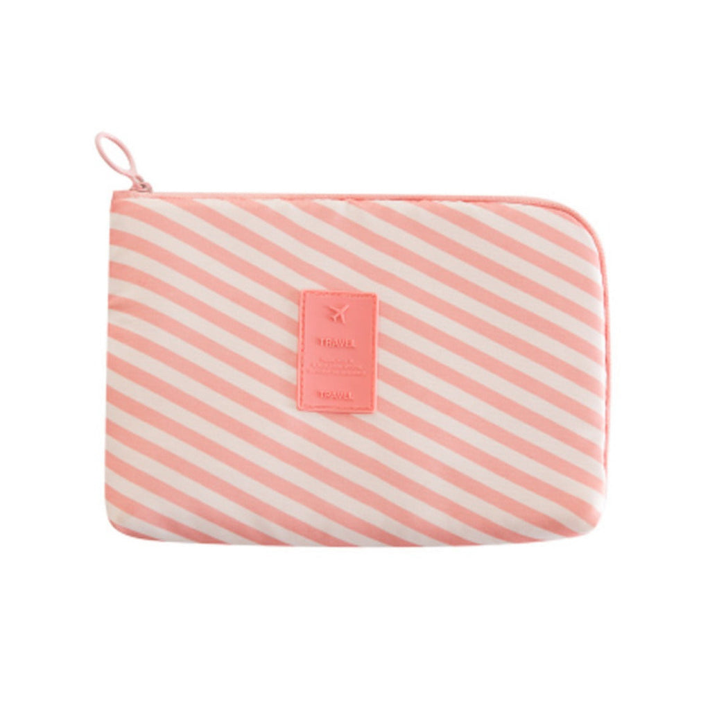 Travel Cable Organizer Pouch | Waterproof Double-Layer Electronics Carry Case for Cords, Chargers & Earphones