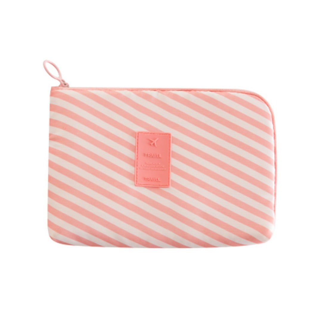 Travel Cable Organizer Pouch | Waterproof Double-Layer Electronics Carry Case for Cords, Chargers & Earphones