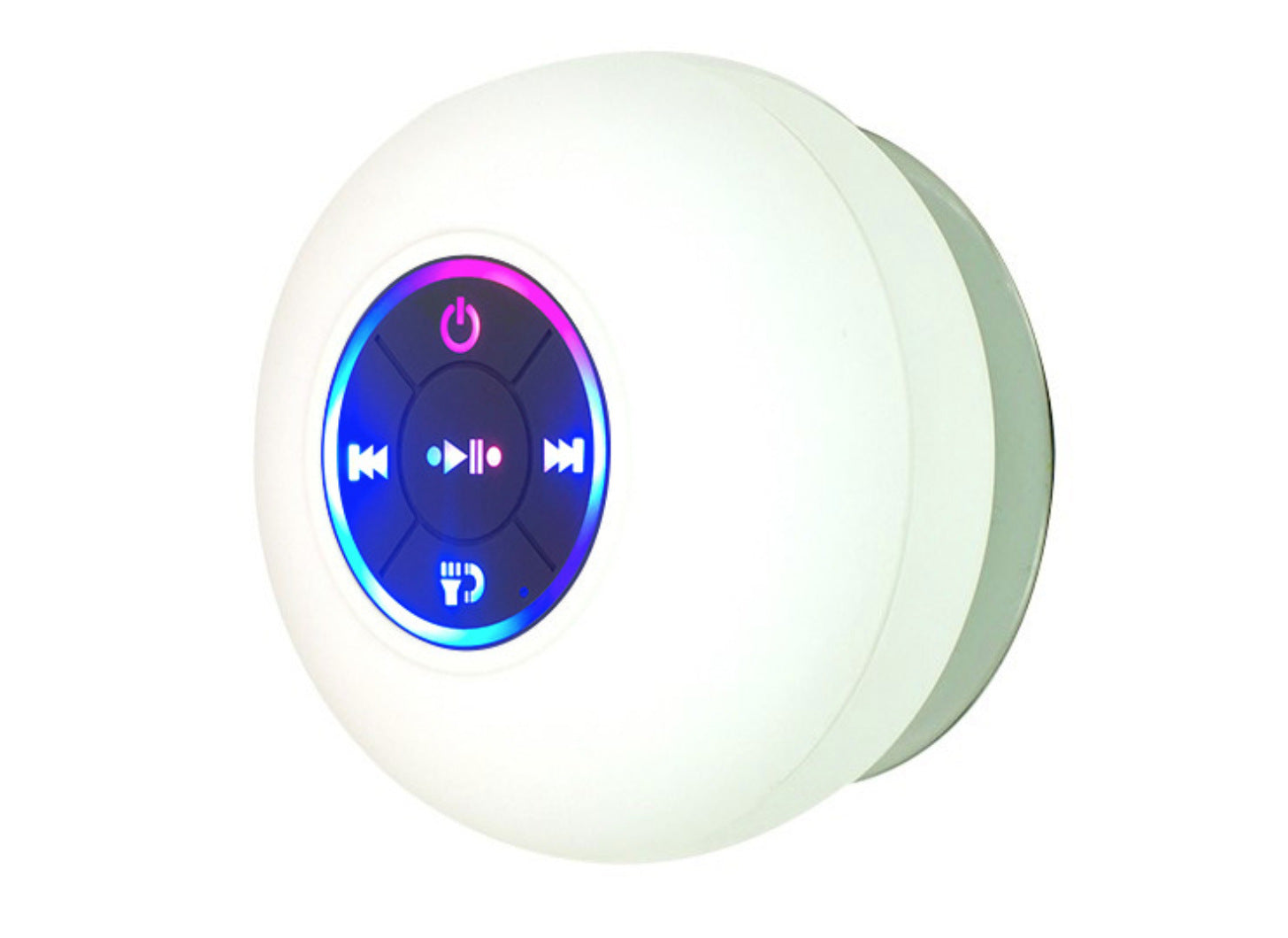Waterproof Bluetooth Speaker with LED Light — 6 Colors, Portable