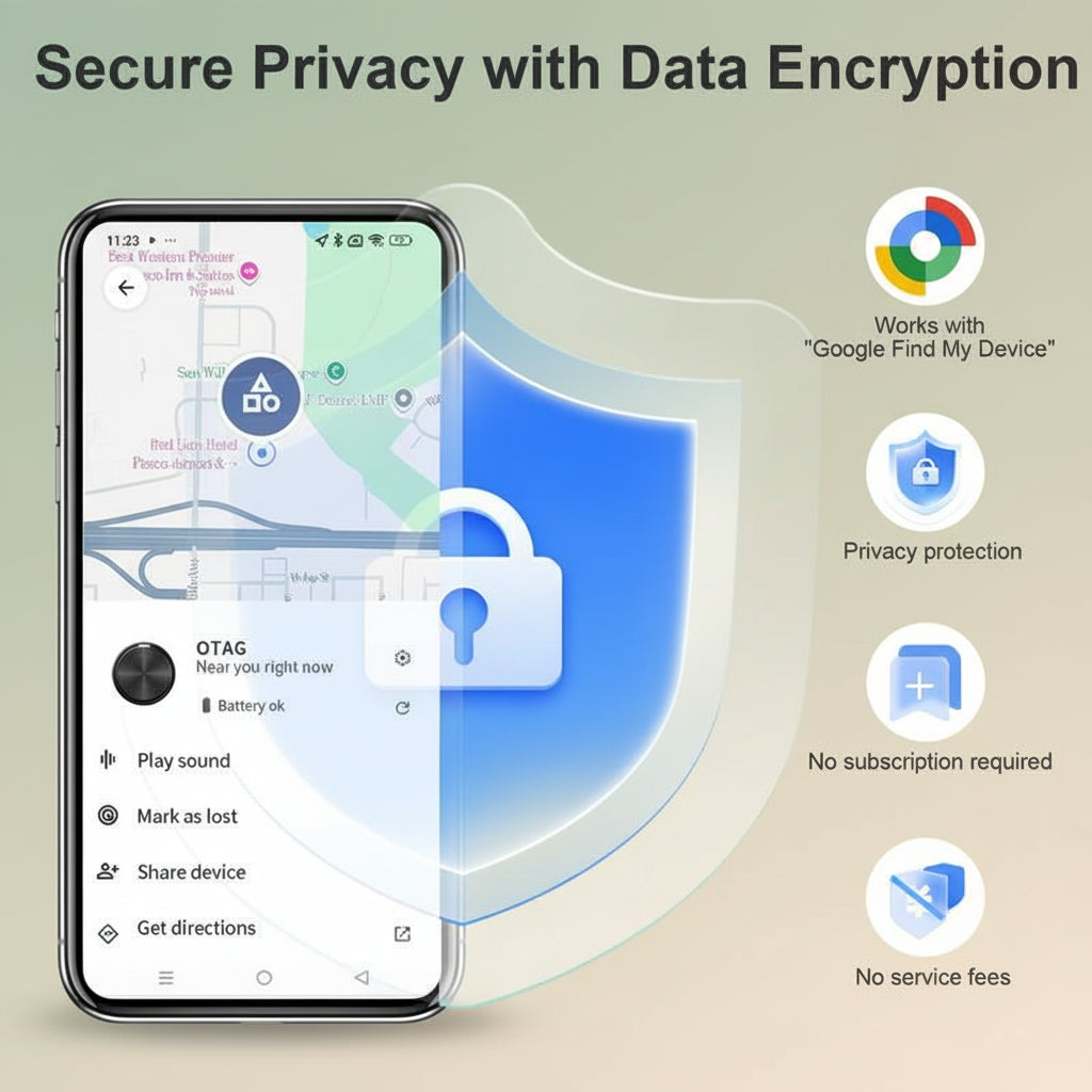 Bluetooth Tracker Tags for Android — 2-Pack, Google Find Hub Compatible