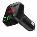 Bluetooth FM Transmitter & Dual USB Car Charger — Hands-Free, Music & Charging