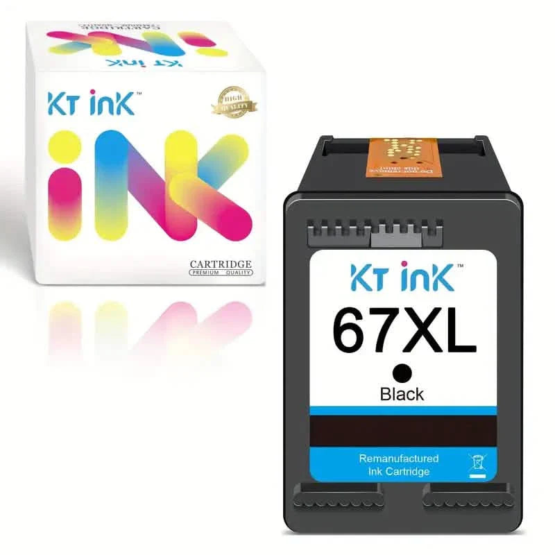 HP 67XL High-Yield Ink Cartridges — Compatible with DeskJet 2732, 2755 & Envy 6055, 6075