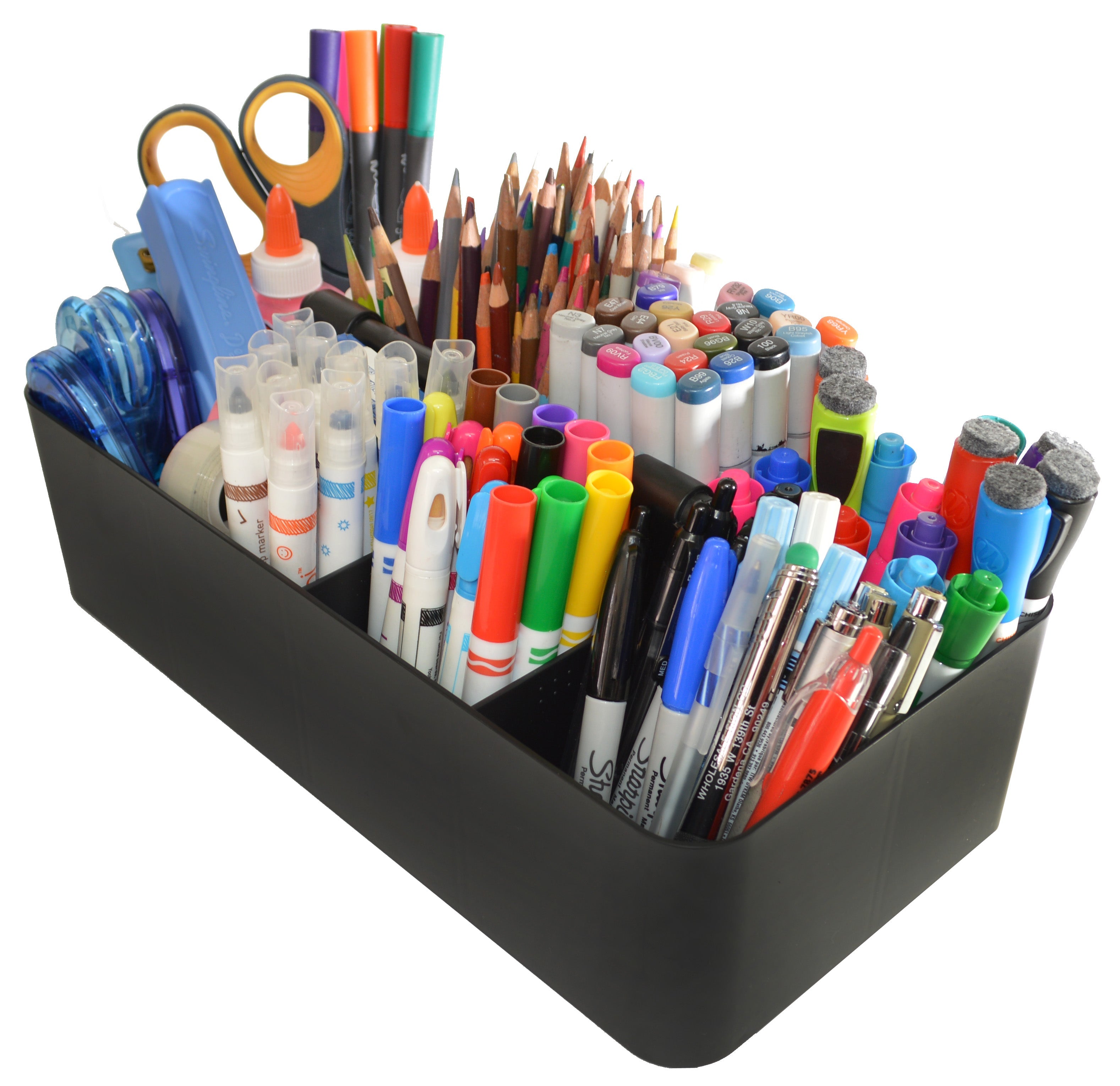 Enjoy Organizer 10-Pack Large Plastic Storage Portable Caddy with Handles, Made in USA